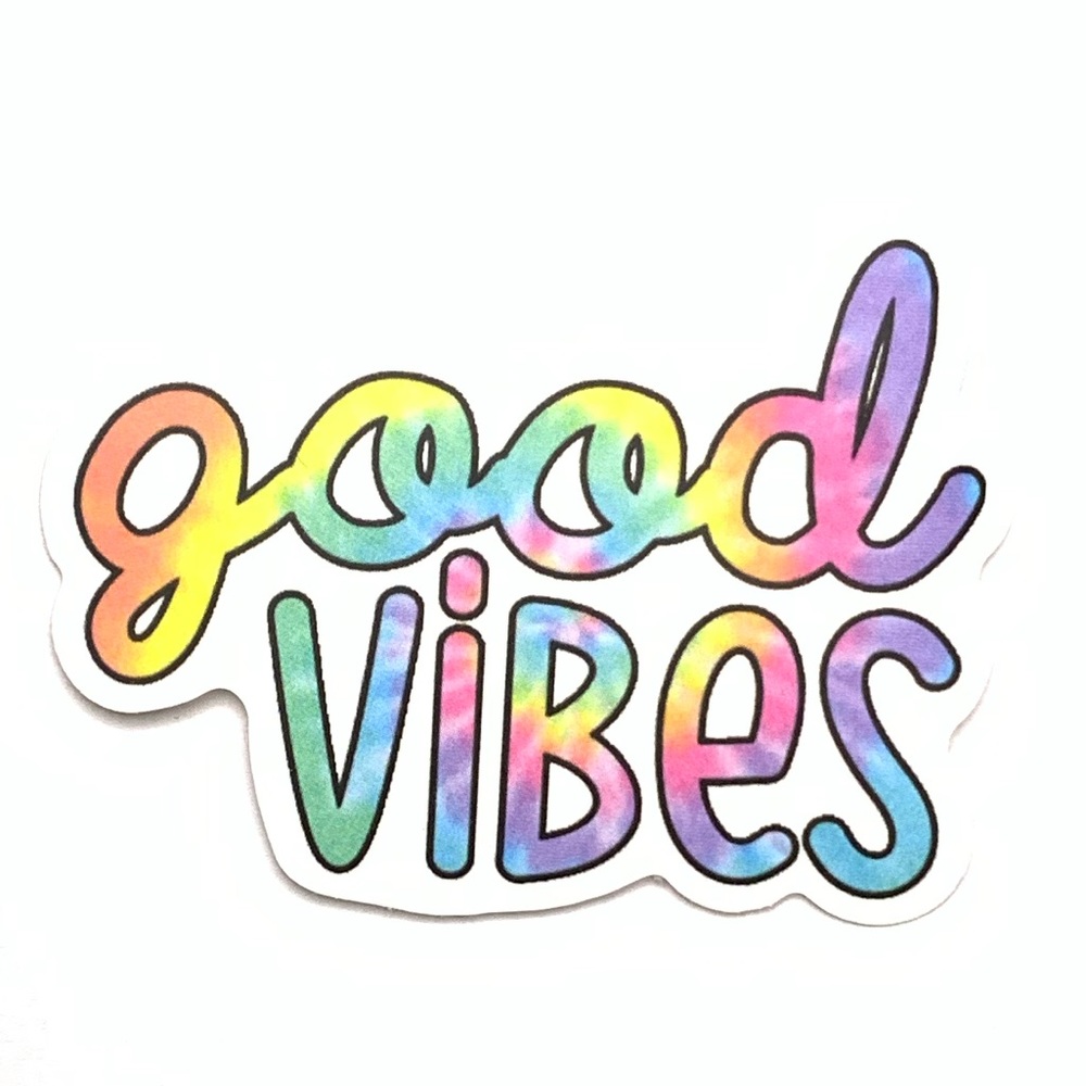 Good Vibes Vinyl Sticker